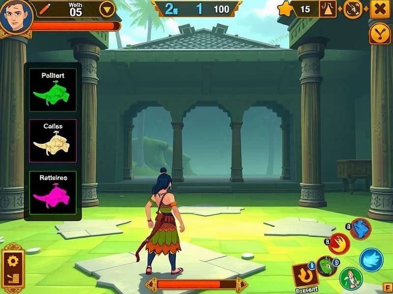 Sarnath Sacred Quest Game Screenshot